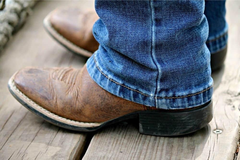 Buy > mens jeans with cowboy boots > in stock