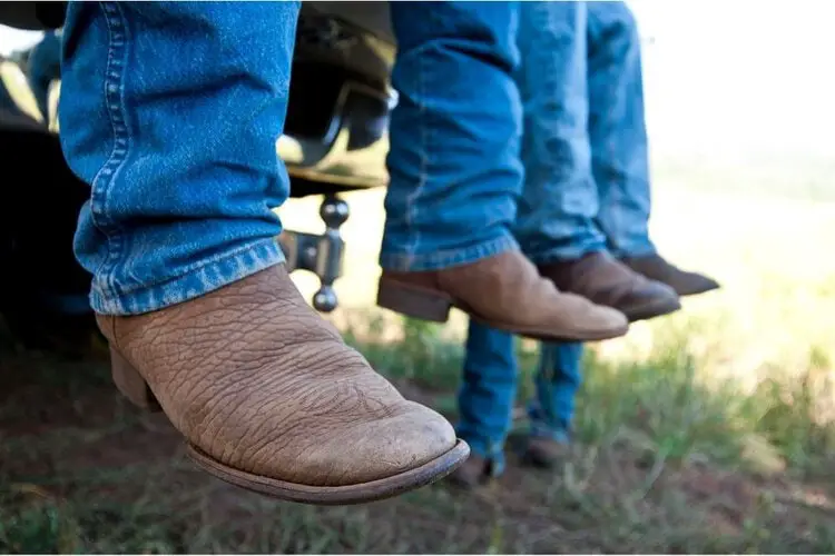 Buy > mens jeans with cowboy boots > in stock