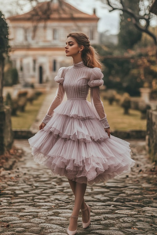 15+ Classy Guest Dresses with Tulle Skirts for Spring Weddings