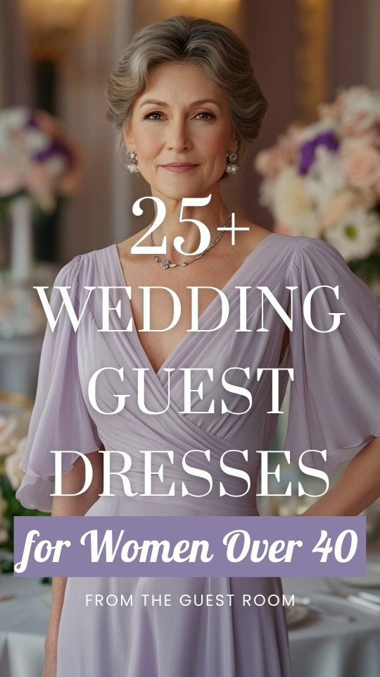 25+ Wedding Guest Dresses for Women over 40 – Elegant, Stylish & Age-Appropriate